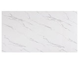 Vance White and Black Faux Marble Dining Table by Crown Mark at Eve Furniture
