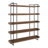 Vancouver Bookshelf Large Light Brown by Moe's Home at Eve Furniture