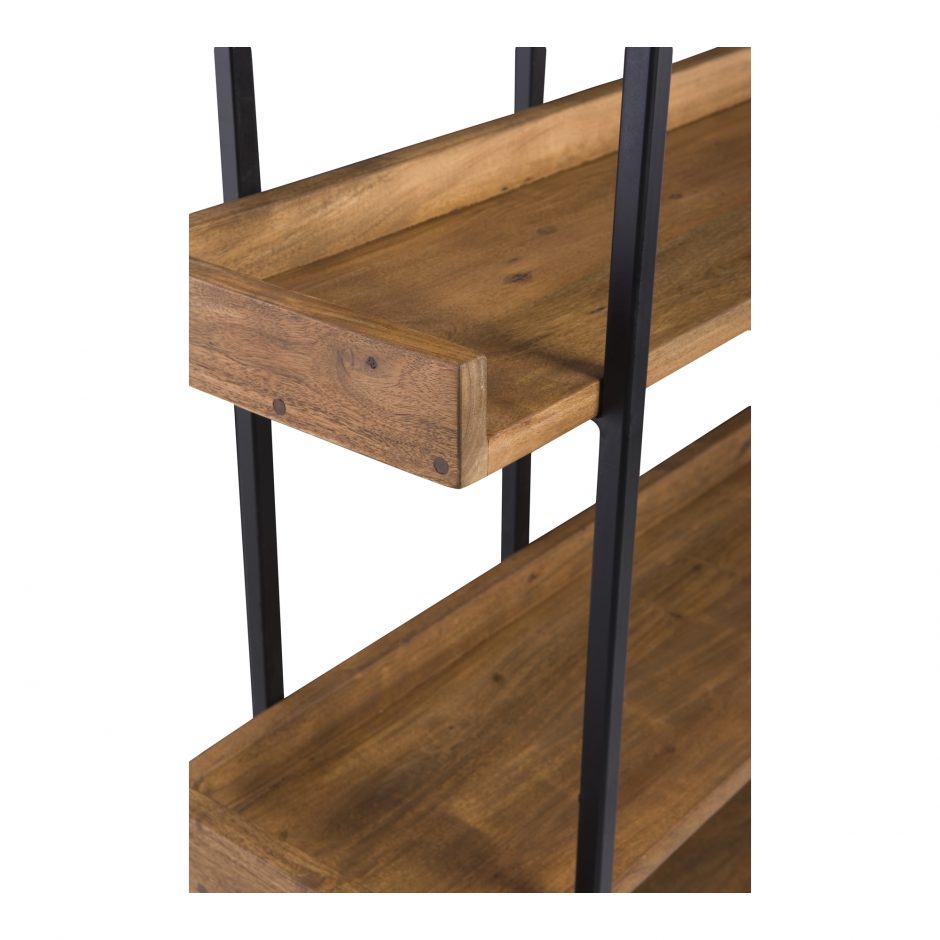 Vancouver Bookshelf Large Light Brown by Moe's Home at Eve Furniture