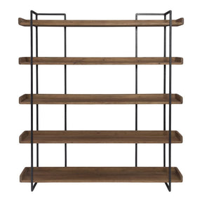 Vancouver Bookshelf Large Light Brown by Moe's Home at Eve Furniture