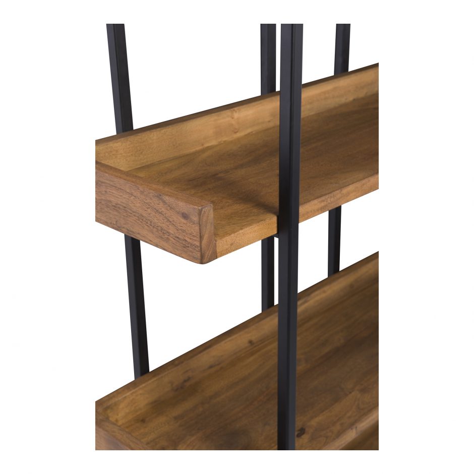 Vancouver Bookshelf Small Light Brown by Moe's Home at Eve Furniture