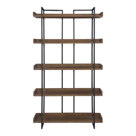 Vancouver Bookshelf Small Light Brown by Moe's Home at Eve Furniture