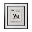 Vancouver by Glartlab a Hand Embellished Textured Framed Art Print Matted under Glass by Mercana at Eve Furniture