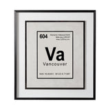 Vancouver by Glartlab a Hand Embellished Textured Framed Art Print Matted under Glass by Mercana at Eve Furniture