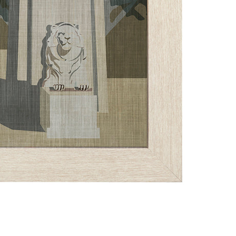 Vancouver Go Canada (L) by Mercana Studio a Hand Embellished Decograph Framed Art Print by Mercana at Eve Furniture