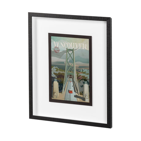Vancouver Go Canada (M) by Mercana Studio a Framed Art Print Matted under Glass by Mercana at Eve Furniture