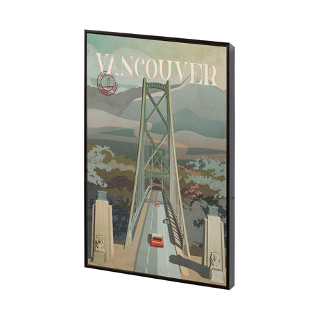 Vancouver Go Canada (SM) by Mercana Studio a Hand Embellished Decograph Framed Art Print by Mercana at Eve Furniture