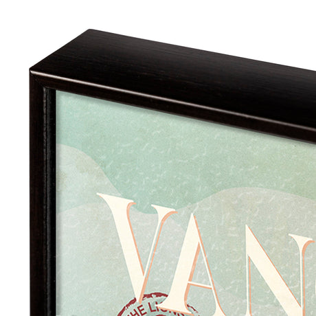Vancouver Go Canada (SM) by Mercana Studio a Hand Embellished Decograph Framed Art Print by Mercana at Eve Furniture
