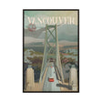 Vancouver Go Canada (SM) by Mercana Studio a Hand Embellished Decograph Framed Art Print by Mercana at Eve Furniture