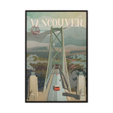 Vancouver Go Canada (SM) by Mercana Studio a Hand Embellished Decograph Framed Art Print by Mercana at Eve Furniture