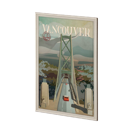 Vancouver Go Canada (XL) by Mercana Studio a Hand Embellished Decograph Framed Art Print under Glass by Mercana at Eve Furniture