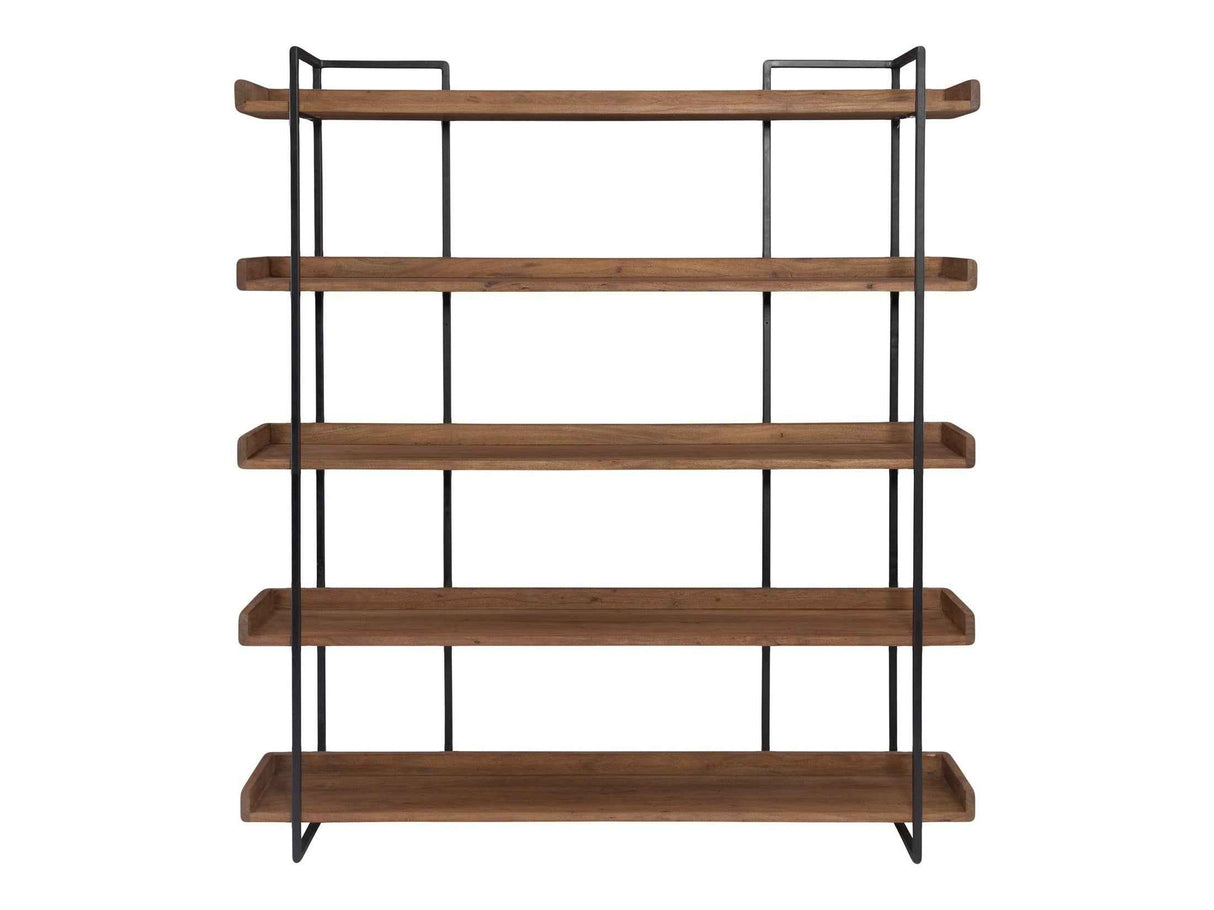 Vancouver Light Brown Large Bookshelf by Moe's Home at Eve Furniture