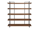 Vancouver Light Brown Large Bookshelf by Moe's Home at Eve Furniture