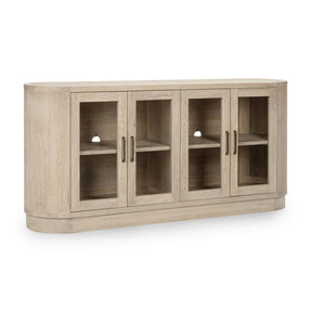 Vander Cream Washed 4 Door Buffet by Classic Home at Eve Furniture