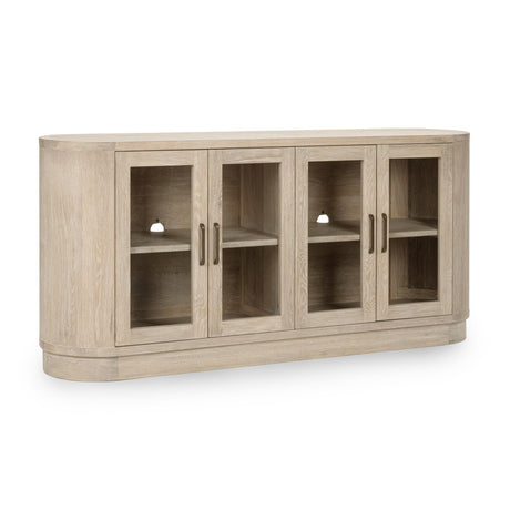Vander Cream Washed 4 Door Buffet by Classic Home at Eve Furniture