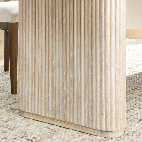 Vander Cream Wash Dining Table by Classic Home at Eve Furniture