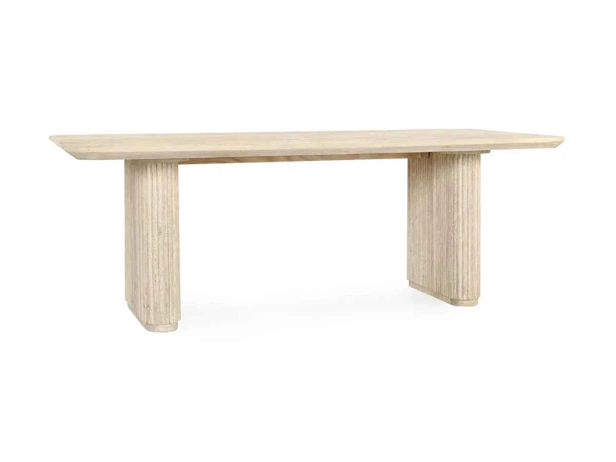 Vander Cream Wash Dining Table by Classic Home at Eve Furniture