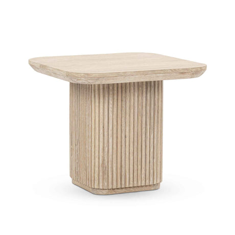 Vander Cream Washed End Table by Classic Home at Eve Furniture