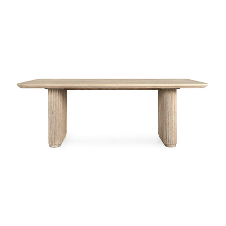 Vander Dining Table - Cream Washed by Classic Home at Eve Furniture