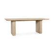 Vander Dining Table - Cream Washed by Classic Home at Eve Furniture