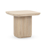 Vander End Table - Cream Washed by Classic Home at Eve Furniture
