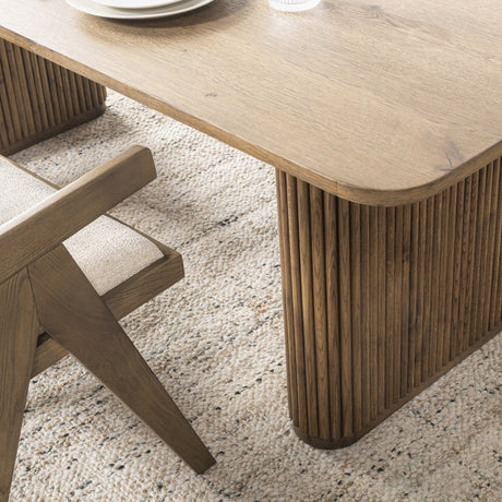 Vander Tawny Brown Rectangular Dining Table by Classic Home at Eve Furniture
