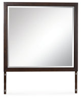 Vanmore Dark Brown Bedroom Mirror by Ashley at Eve Furniture