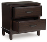 Vanmore Dark Brown Nightstand by Ashley at Eve Furniture