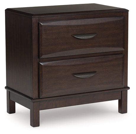 Vanmore Dark Brown Nightstand by Ashley at Eve Furniture