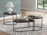 Vanmore Dark Brown Table (Set of 3) by Ashley at Eve Furniture