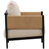 Vanora Chair, Cream by Dovetail at Eve Furniture