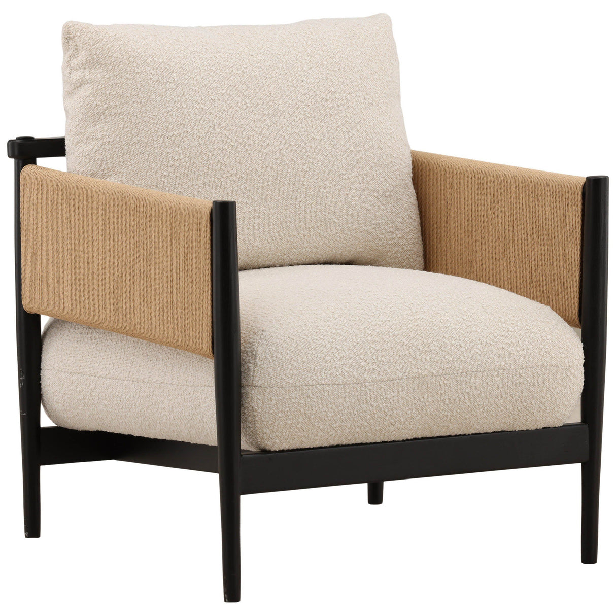 Vanora Chair, Cream by Dovetail at Eve Furniture