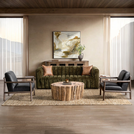 Vanty Sofa - Olive Green by Classic Home at Eve Furniture