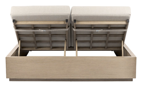 Varadero Gray Outdoor Beach Double Chaise by Zuomod at Eve Furniture