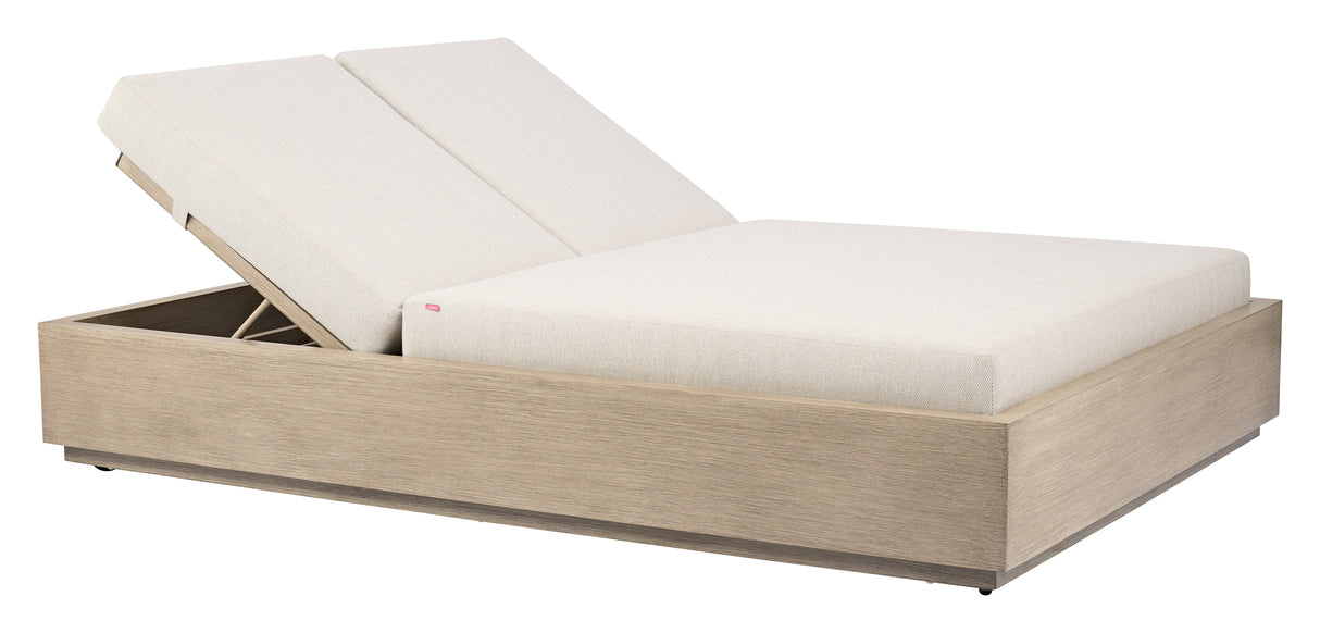 Varadero Gray Outdoor Beach Double Chaise by Zuomod at Eve Furniture