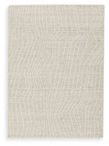 Varahill Gray/Ivory Medium Rug by Ashley at Eve Furniture