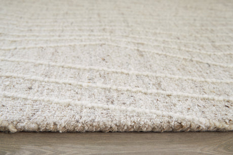 Varahill Gray/Ivory Medium Rug by Ashley at Eve Furniture
