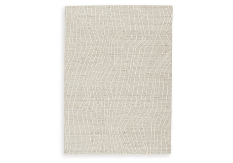 Varahill Gray/Ivory Medium Rug by Ashley at Eve Furniture
