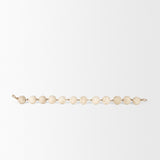 Varamala Beige Paper Mache Sphere Garland by Mercana at Eve Furniture