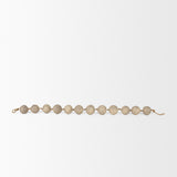 Varamala Dark Beige Paper Mache Sphere Garland by Mercana at Eve Furniture