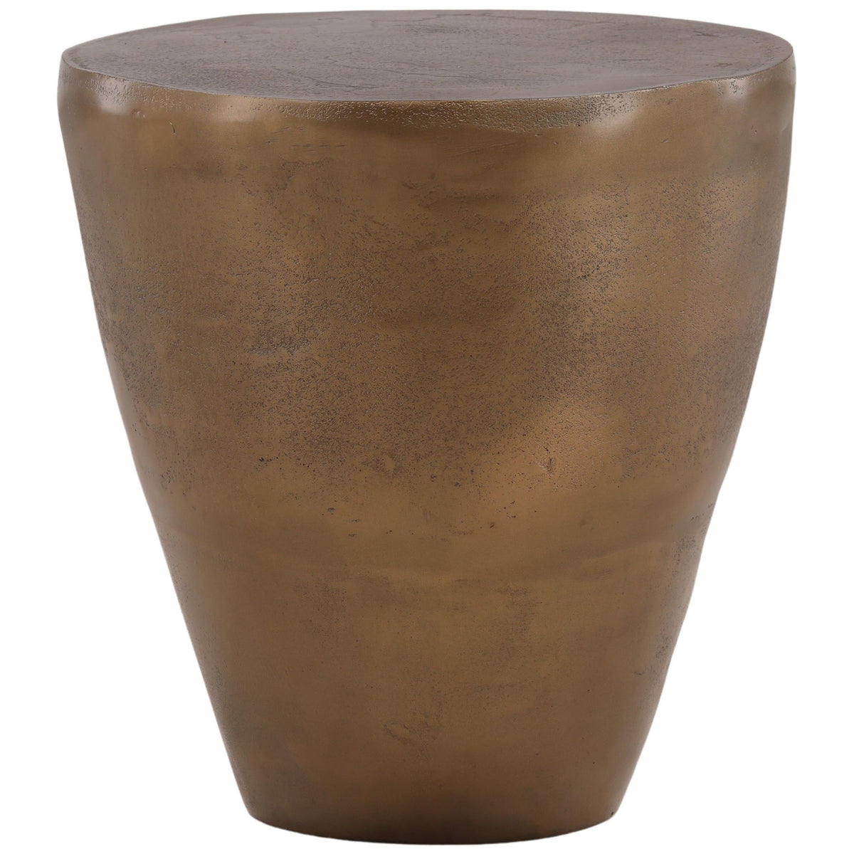 Vardon Side Table, Antique Brass by Dovetail at Eve Furniture