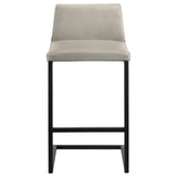Vardon Tan Genuine Leather Bar Stool (Set of 2) by Coaster at Eve Furniture