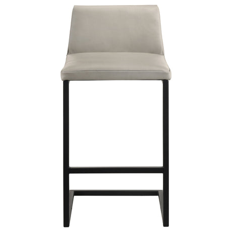 Vardon Tan Genuine Leather Bar Stool (Set of 2) by Coaster at Eve Furniture