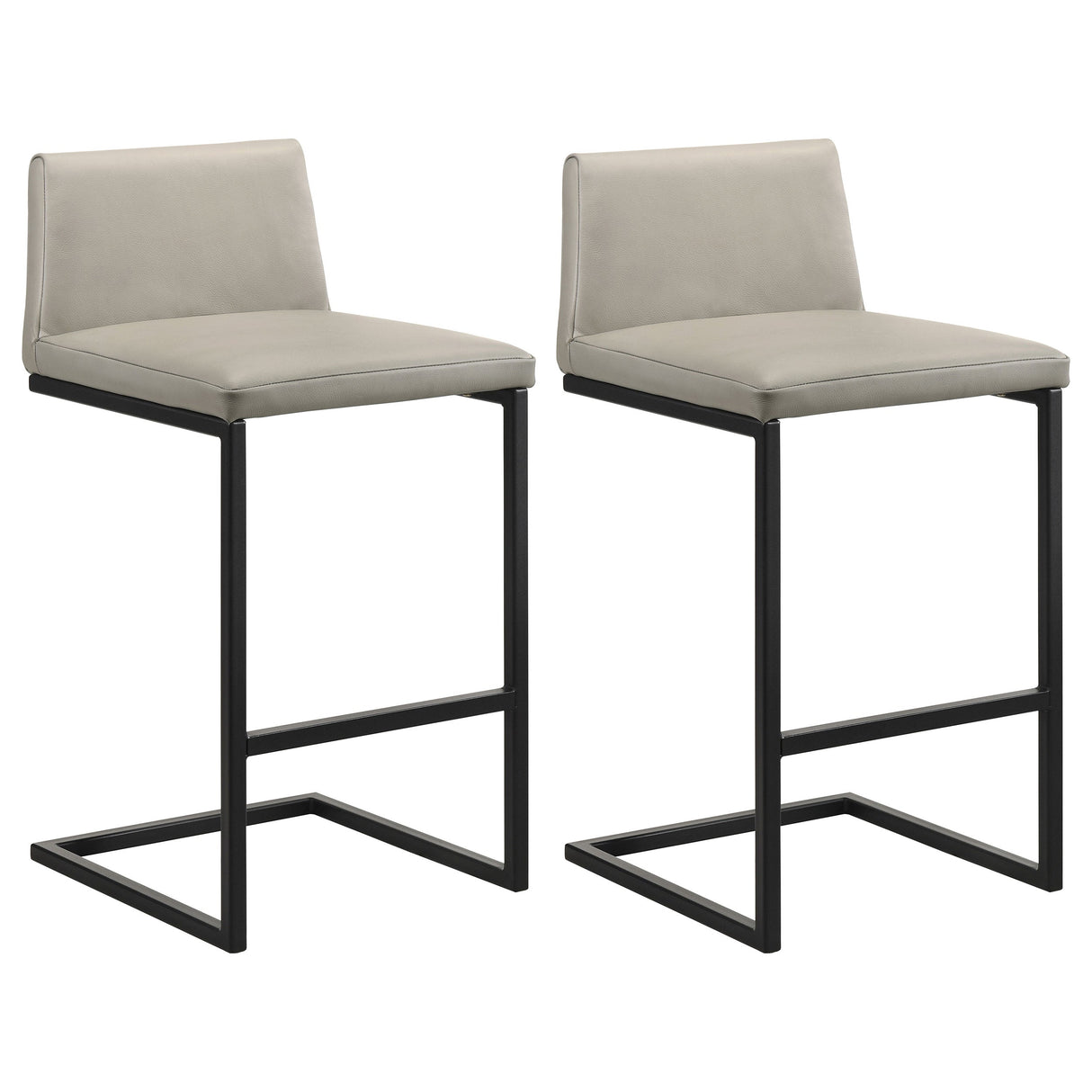 Vardon Tan Genuine Leather Bar Stool (Set of 2) by Coaster at Eve Furniture