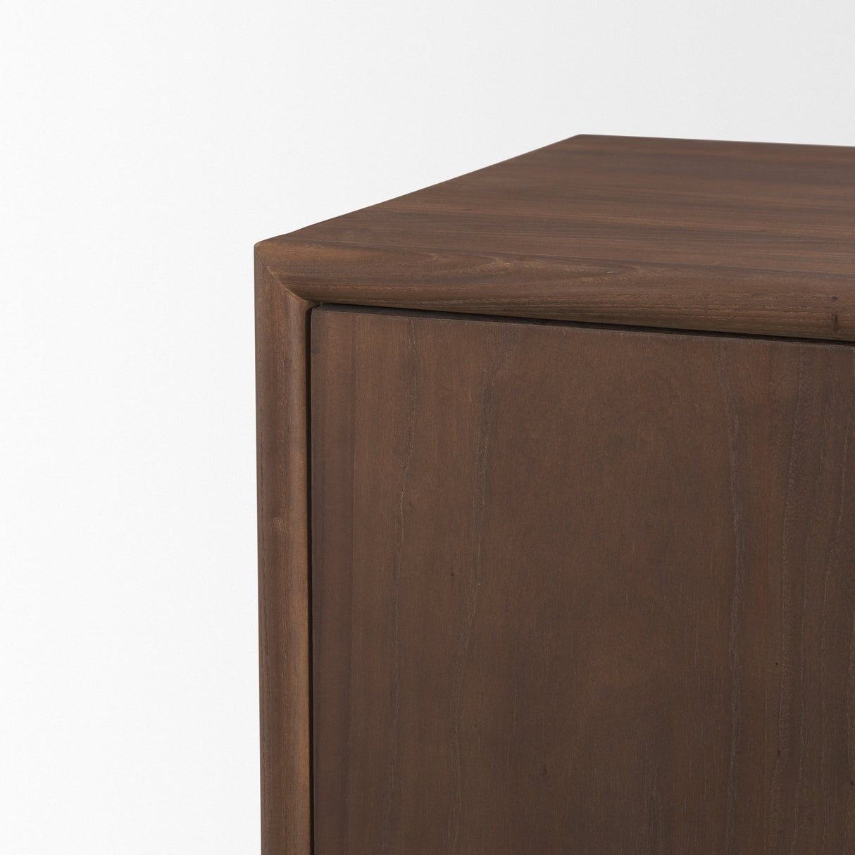 Varenna 4 Door Dark Brown Wood w/ Rope Handles Sideboard by Mercana at Eve Furniture