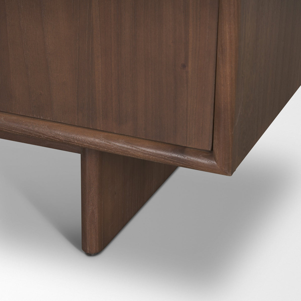 Varenna 4 Door Dark Brown Wood w/ Rope Handles Sideboard by Mercana at Eve Furniture