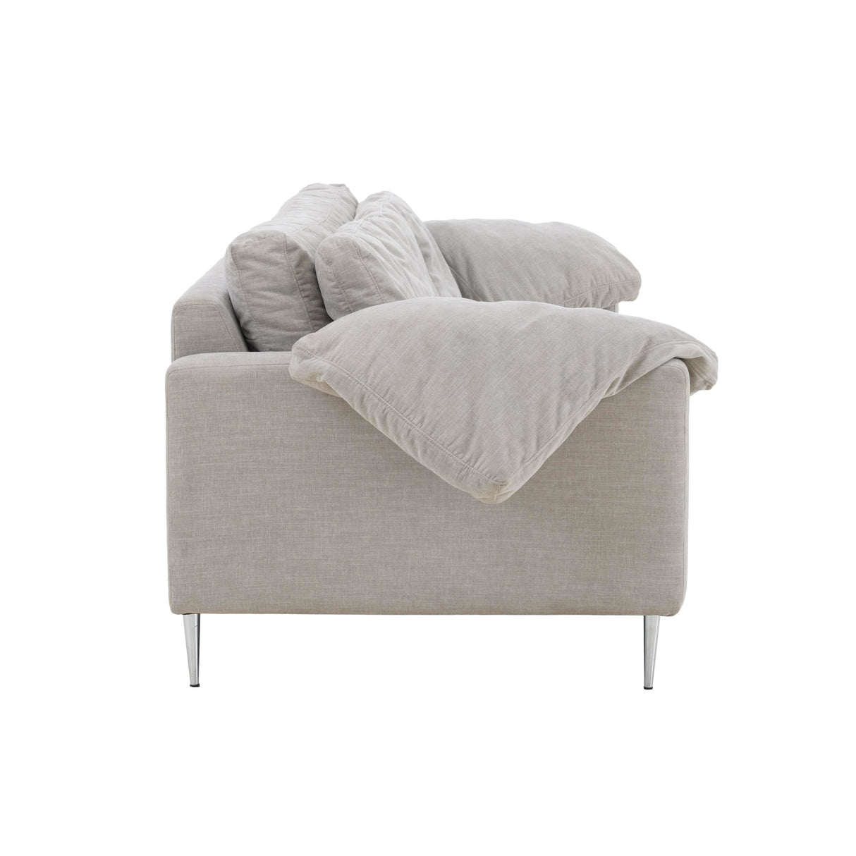 Vari Textured Velvet Lounge Sofa by TOV Furniture at Eve Furniture