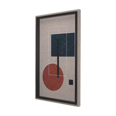 Variants I by Mercana Studio a Hand Embellished Textured Framed Art Print by Mercana at Eve Furniture