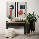 Variants I by Mercana Studio a Hand Embellished Textured Framed Art Print by Mercana at Eve Furniture