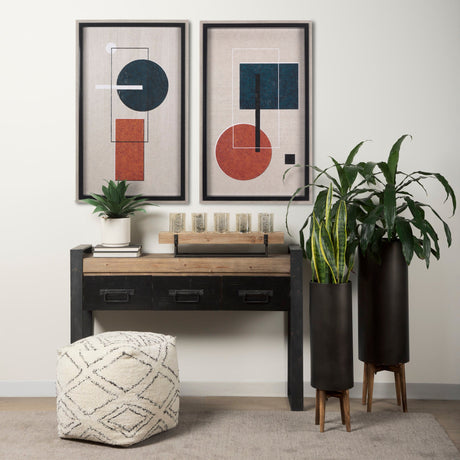 Variants I by Mercana Studio a Hand Embellished Textured Framed Art Print by Mercana at Eve Furniture
